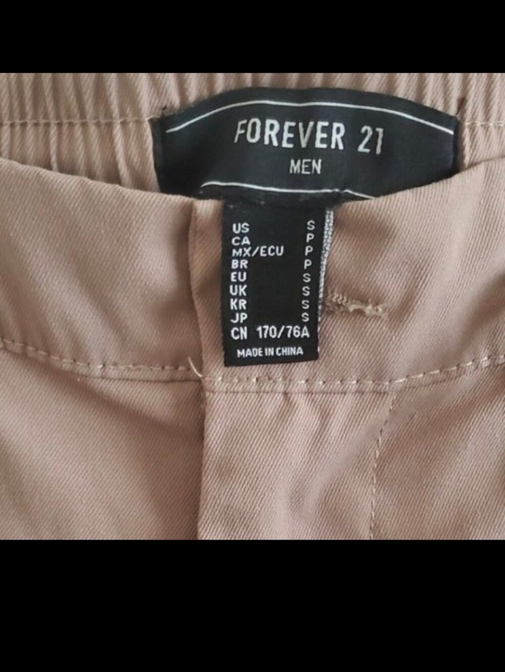 Tan Pants Cargo Pants Men's Pants Forever 21 Pants Size Small Cargo Pants Men - Picture 5 of 12